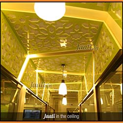 Geometric MDF Jaalis in the ceiling copy